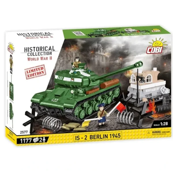 Cobi 2577 IS-2 Berlin 1945 (Limited Edition) - Miniature Marvels: Airplane Models & Painted Dice* Airplane Model