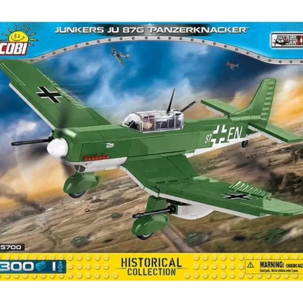 COBI 5700 Junkers Ju 87G Panzerknacker - Miniature Marvels: Airplane Models & Painted Dice* Airplane Model