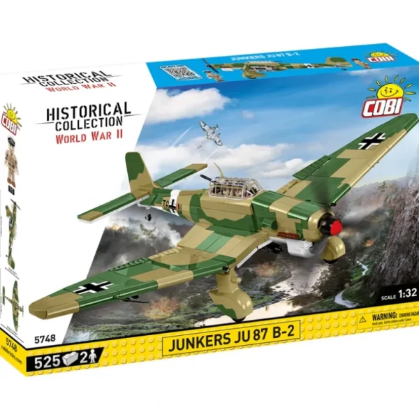 Cobi 5748 Junkers Ju-87 Stuka - Miniature Marvels: Airplane Models & Painted Dice* Airplane Model