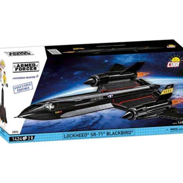Cobi 5890 Lockheed SR-71 Blackbird - Miniature Marvels: Airplane Models & Painted Dice* Airplane Model