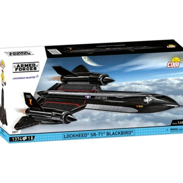 Cobi 5891 Lockheed SR-71 Blackbird - Miniature Marvels: Airplane Models & Painted Dice* Airplane Model