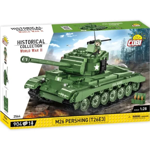 Cobi 2564 M26 Pershing (T26E3) - Miniature Marvels: Airplane Models & Painted Dice* Airplane Model