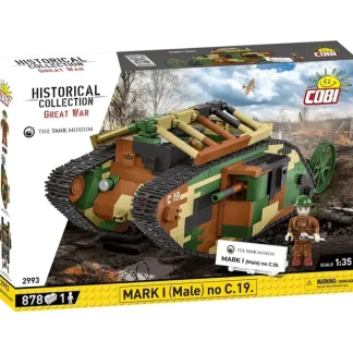 Cobi 2993 Mark I Male no C.19 - Miniature Marvels: Airplane Models & Painted Dice* Airplane Model