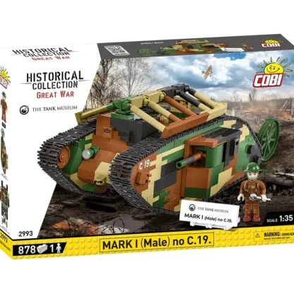 Cobi 2993 Mark I Male no C.19 - Miniature Marvels: Airplane Models & Painted Dice* Airplane Model