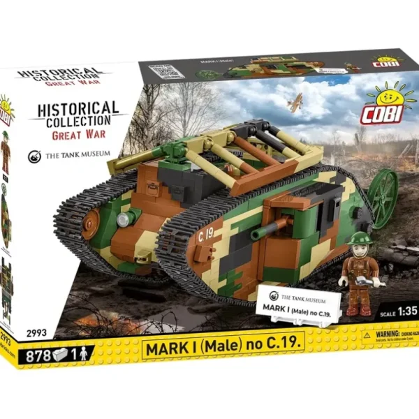Cobi 2993 Mark I Male no C.19 - Miniature Marvels: Airplane Models & Painted Dice* Airplane Model