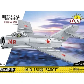COBI 2416 Mig-15 Nato Code "Fagot" - Miniature Marvels: Airplane Models & Painted Dice* Airplane Model