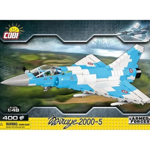 COBI 5801 Mirage 2000-5 - Miniature Marvels: Airplane Models & Painted Dice* Airplane Model
