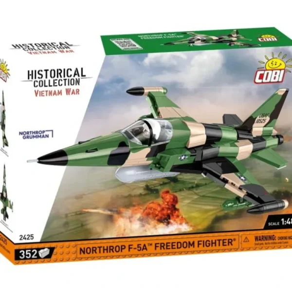 Cobi 2425 Northrop F-5A Freedom Fighter Jet - Miniature Marvels: Airplane Models & Painted Dice* Airplane Model