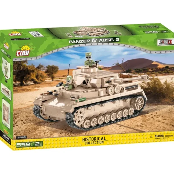 COBI 2546 Panzer IV Ausf.G - Miniature Marvels: Airplane Models & Painted Dice* Airplane Model