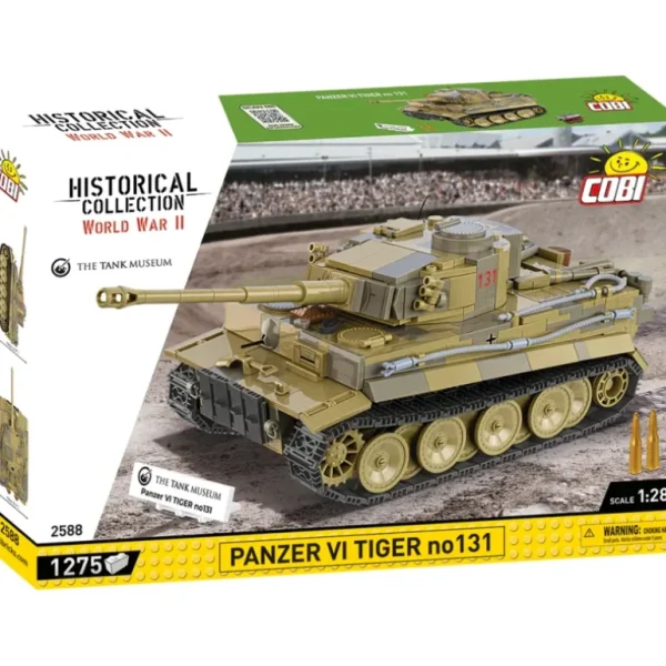 Cobi 2588 Panzer VI Tiger no.131 - Miniature Marvels: Airplane Models & Painted Dice* Airplane Model