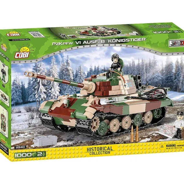COBI 2540 Panzerkampfwagen VI Ausf. B Knigstiger - Miniature Marvels: Airplane Models & Painted Dice* Airplane Model