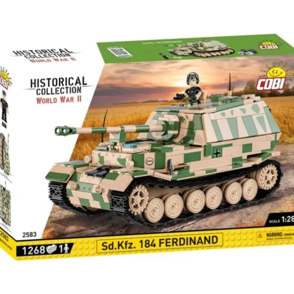 Cobi 2583 Sd.Kfz. 184 Ferdinand - Miniature Marvels: Airplane Models & Painted Dice* Airplane Model