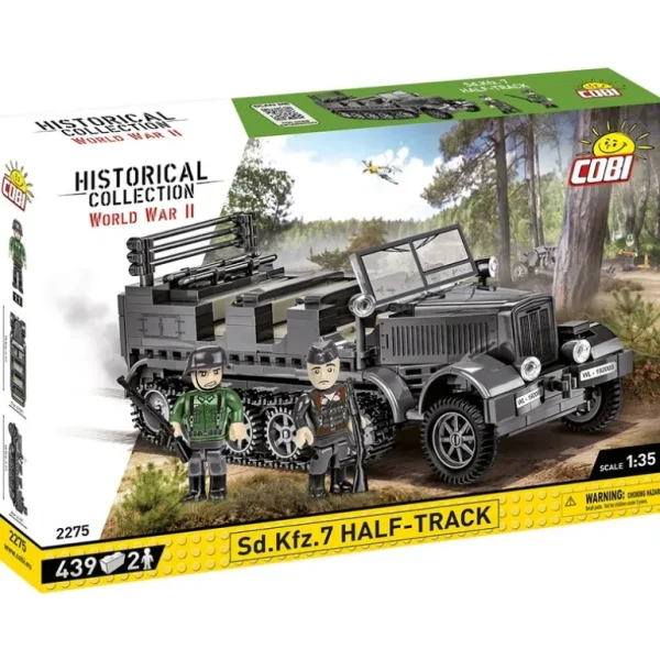 Cobi 2275 Sd.Kfz. 7 Half track - Miniature Marvels: Airplane Models & Painted Dice* Airplane Model