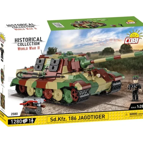 Cobi 2580 Sd.Kfz. 186 Jagdtiger - Miniature Marvels: Airplane Models & Painted Dice* Airplane Model