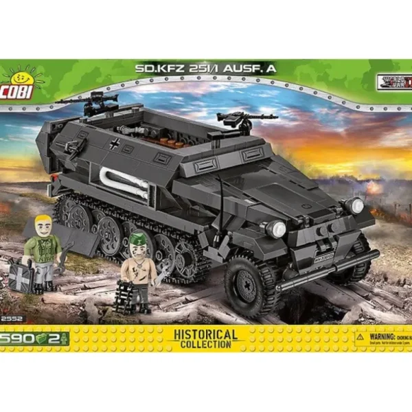 COBI 2552 Sd.Kfz.251/1 Ausf. A - Miniature Marvels: Airplane Models & Painted Dice* Airplane Model