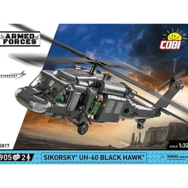 COBI 5817 Sikorsky UH-60 Black Hawk - Miniature Marvels: Airplane Models & Painted Dice* Airplane Model