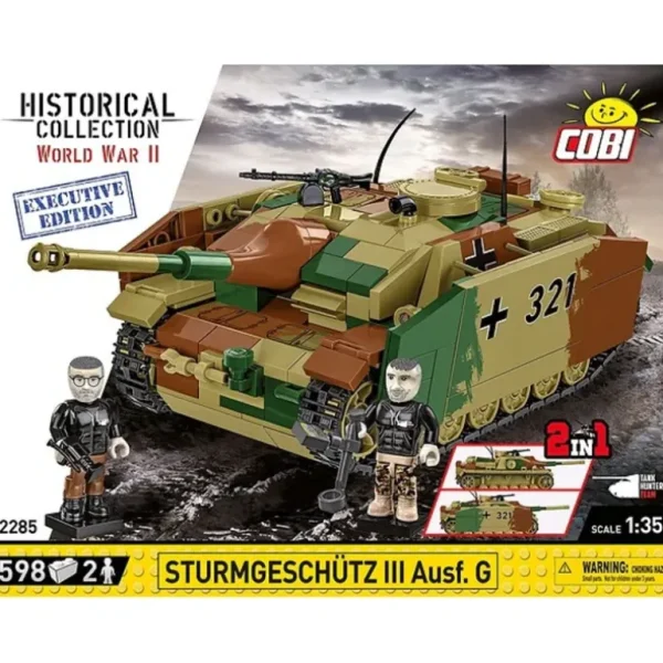 Cobi 2285 Sturmgeschtz III Ausf.G Executive Edition - Miniature Marvels: Airplane Models & Painted Dice* Airplane Model