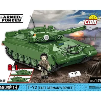 Cobi 2625 T-72 (East Germany/Soviet) - Miniature Marvels: Airplane Models & Painted Dice* Airplane Model
