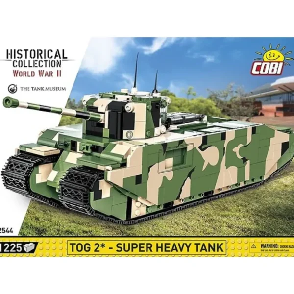 COBI 2544 TOG II* - Super Heavy Tank - Miniature Marvels: Airplane Models & Painted Dice* Airplane Model