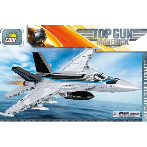 COBI 5805 Top Gun Maverick F/A-18E Super Hornet - Miniature Marvels: Airplane Models & Painted Dice* Airplane Model
