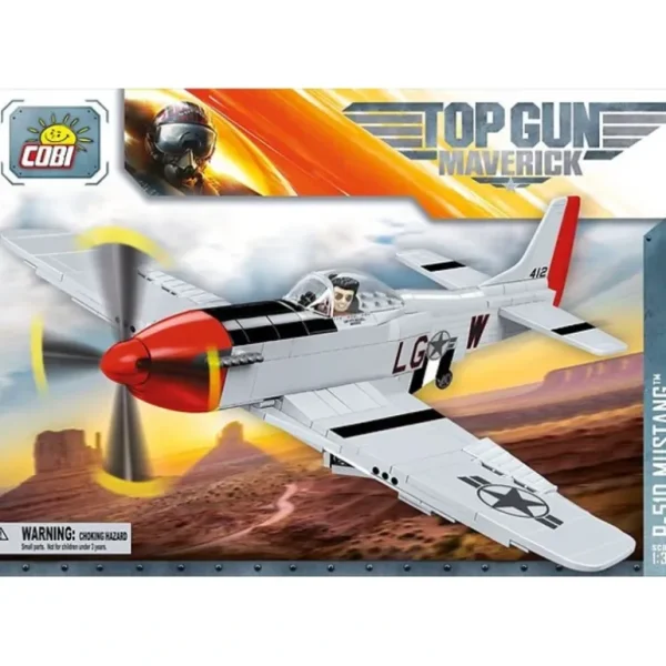 COBI 5806 Top Gun P-51D Mustang - Miniature Marvels: Airplane Models & Painted Dice* Airplane Model