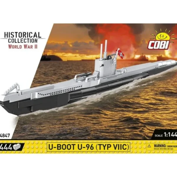 Cobi 4847 U-Boot U-96 Typ VIIC - Miniature Marvels: Airplane Models & Painted Dice* Airplane Model