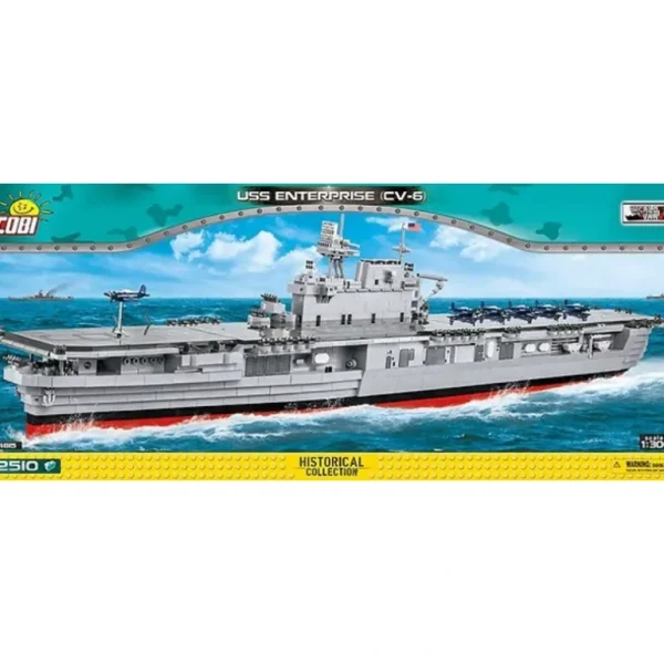 COBI 4815 USS Enterprise (CV-6) - Miniature Marvels: Airplane Models & Painted Dice* Airplane Model