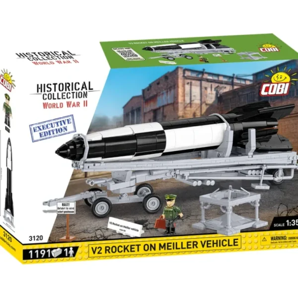 Cobi 3120 V2 Rocket On Meiller Vehicle - Miniature Marvels: Airplane Models & Painted Dice* Airplane Model