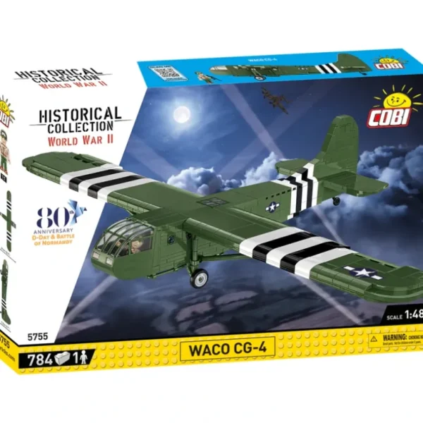 Cobi 5755 Waco CG-4 - Miniature Marvels: Airplane Models & Painted Dice* Airplane Model