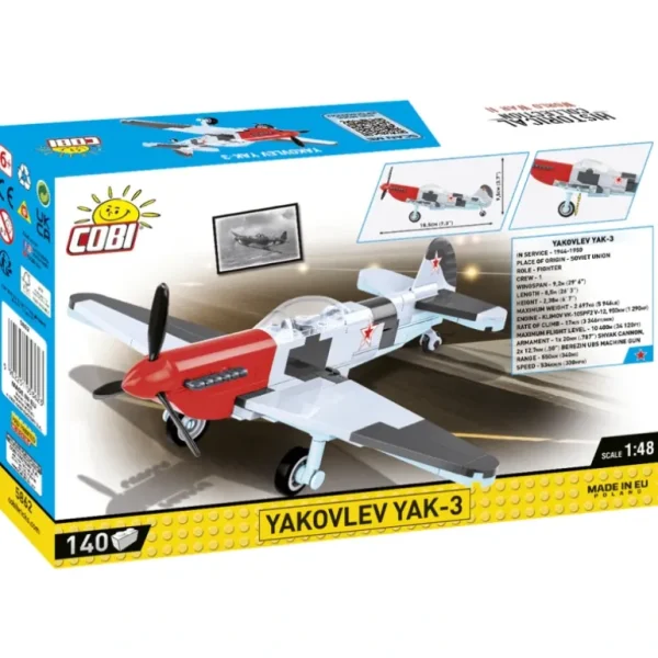 Cobi 5862 Yakovlev Yak-3 - Miniature Marvels: Airplane Models & Painted Dice* Airplane Model