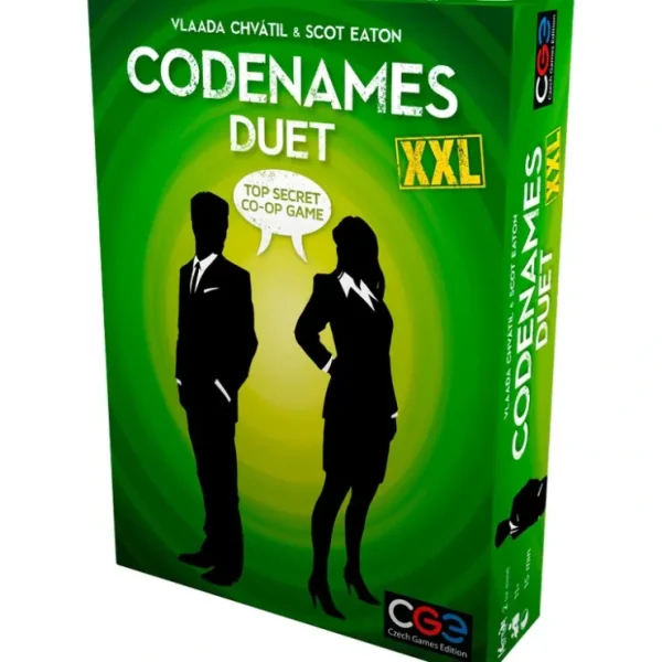 Discount Codenames: Duet XXL CGE 00053 - Miniature Marvels: Airplane Models & Painted Dice Board Game