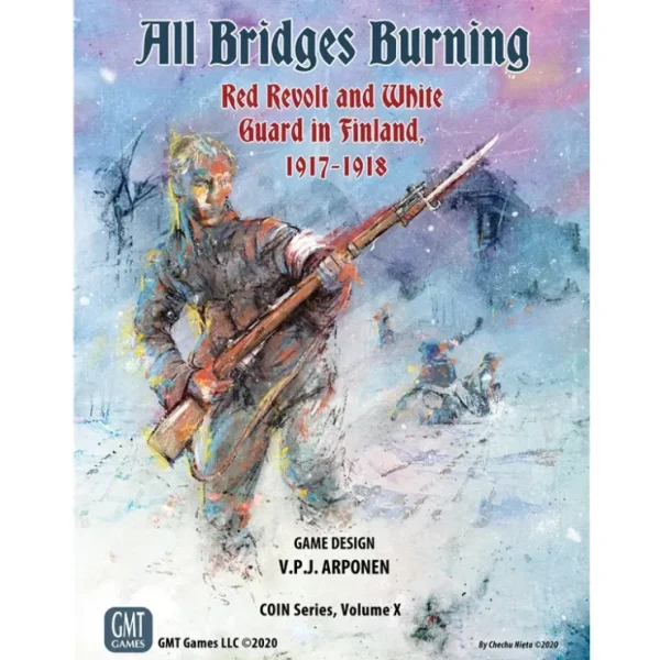 Cheap Coin: All Bridges Burning - Red Revolt and White Guard in Finland, 1917-1918 GMT 1920 - Miniature Marvels: Airplane Models & Painted Dice Board Game