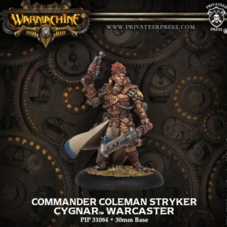 Sale Commander Coleman Stryker: Cygnar - Warcaster PIP 31084 - Miniature Marvels: Airplane Models & Painted Dice Miniature