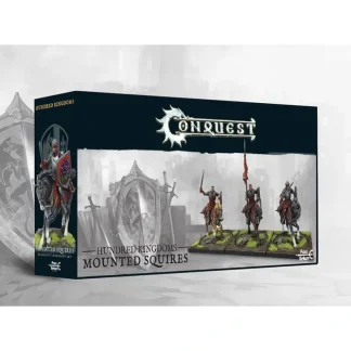 Shop Conquest, Hundred Kingdoms - Mounted Squires (PBW2231) LTG CONQ-12744 - Miniature Marvels: Airplane Models & Painted Dice Miniature