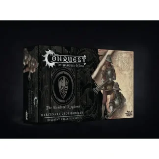 Clearance Conquest, Hundred Kingdoms - Mercenary Crossbowmen (PBW2223) LTG CONQ-10122 - Miniature Marvels: Airplane Models & Painted Dice Miniature