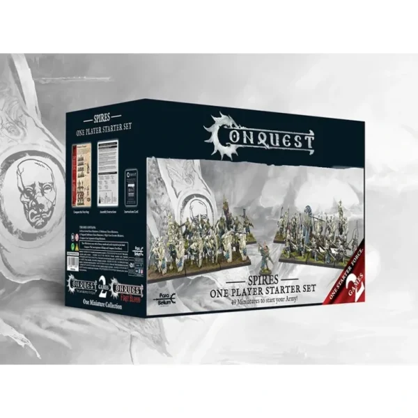 Conquest, Spires - One Player Starter Set (PBW6056) LTG CONQ-13857 - Miniature Marvels: Airplane Models & Painted Dice* Miniature