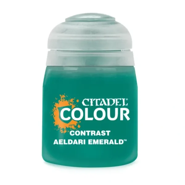 Cheap CONTRAST: AELDARI EMERALD (18ML) - Miniature Marvels: Airplane Models & Painted Dice Paint