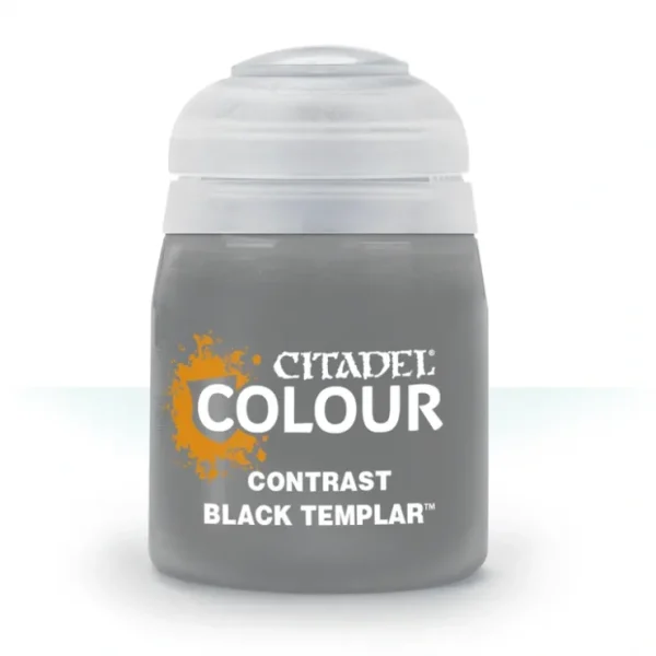 Online CONTRAST: BLACK TEMPLAR (18ML) - Miniature Marvels: Airplane Models & Painted Dice Paint