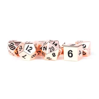 Sale Copper 16mm Polyhedral Dice Set MET 003 - Miniature Marvels: Airplane Models & Painted Dice Dice