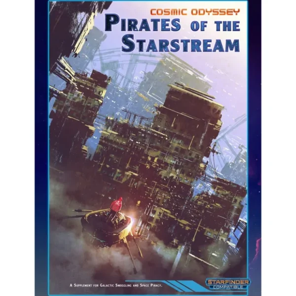 New Cosmic Odyssey - Pirates of the Starstream (Starfinder Compatible) FBG 5000 - Miniature Marvels: Airplane Models & Painted Dice Role-playing Game