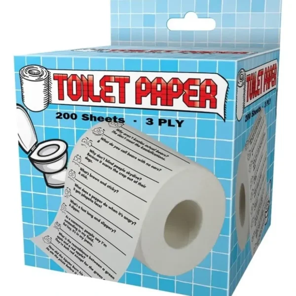 Discount Crap Jokes for the John - Funny Toilet Paper Roll for Bathroom - Party Potty Fun - Miniature Marvels: Airplane Models & Painted Dice Egpull