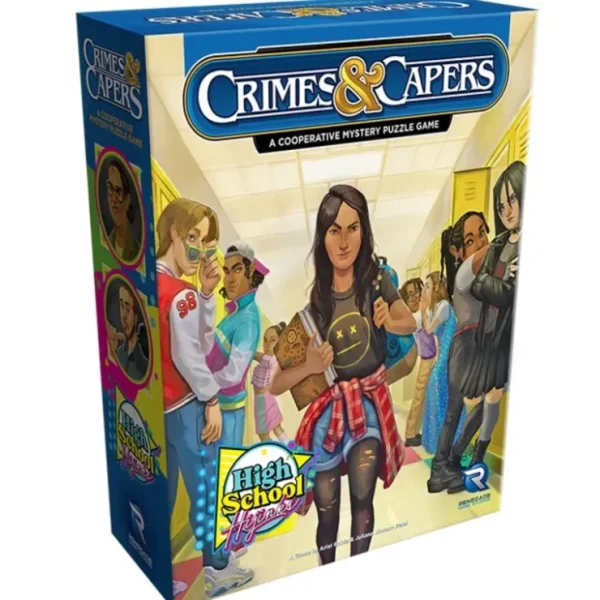 Outlet Crimes & Capers: High School Hijinks RGS 02234 - Miniature Marvels: Airplane Models & Painted Dice Board Game