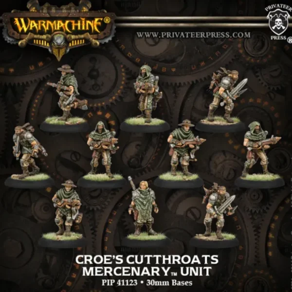 Shop Croes Cutthroats: Mercenaries - Unit PIP 41123 - Miniature Marvels: Airplane Models & Painted Dice Miniature