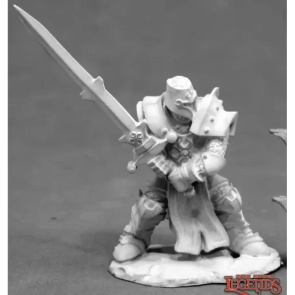 Fashion Crusader Justifier (Two Handed Sword): Dark Heaven Legends RPR 03830 - Miniature Marvels: Airplane Models & Painted Dice Miniature