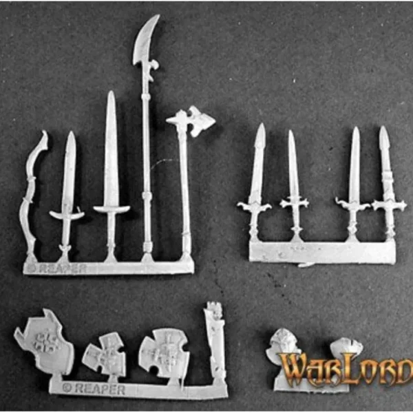 Fashion Crusader Weapons (15): Warlord RPR 14261 - Miniature Marvels: Airplane Models & Painted Dice Miniature