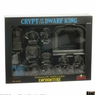Outlet Crypt of the Dwarf King Boxed Set: Bones Black RPR 44151 - Miniature Marvels: Airplane Models & Painted Dice Miniature