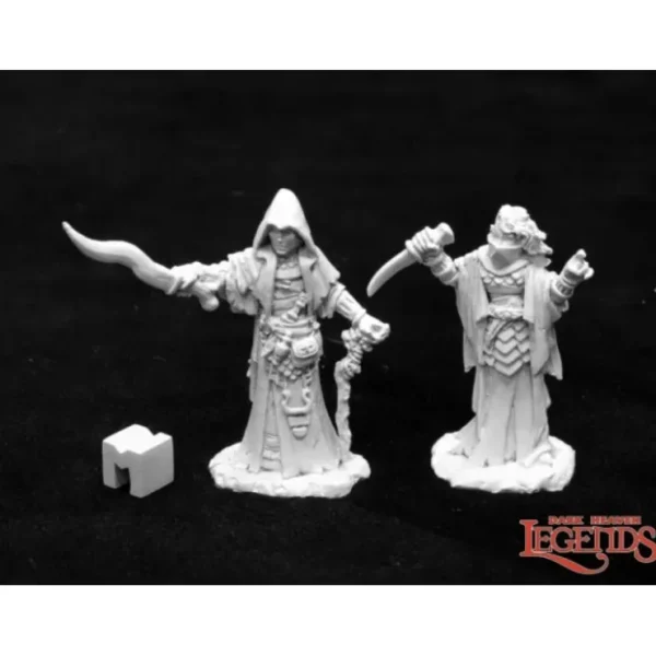 Outlet Cultist Leaders Of The Crawling One: Dark Heaven Legends RPR 03941 - Miniature Marvels: Airplane Models & Painted Dice Miniature