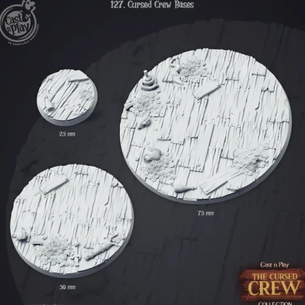 Hot Cursed Crew Base Bundle - Miniature Marvels: Airplane Models & Painted Dice Miniature