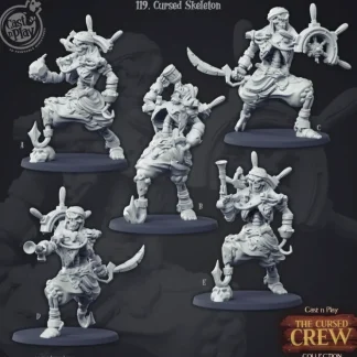 Shop Cursed Skeleton Bundle - Miniature Marvels: Airplane Models & Painted Dice Miniature