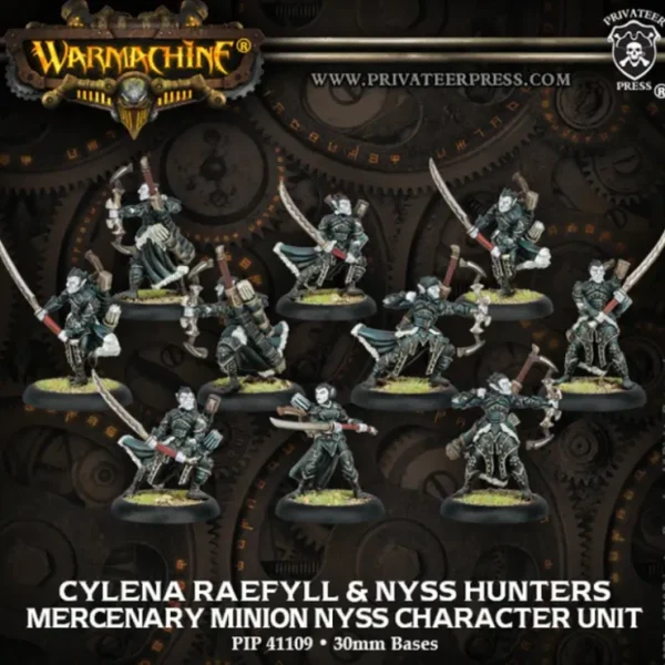 Best Sale Cylena Raefyll & Nyss Hunters: Mercenaries -Unit PIP 41109 - Miniature Marvels: Airplane Models & Painted Dice Miniature